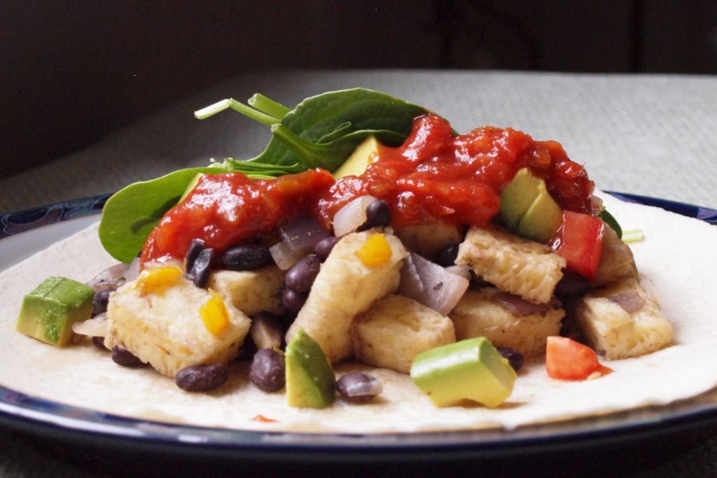 just egg breakfast burrito